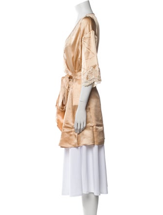 La Perla Silk Crochet Trim Nightgown