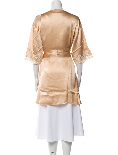 La Perla Silk Crochet Trim Nightgown