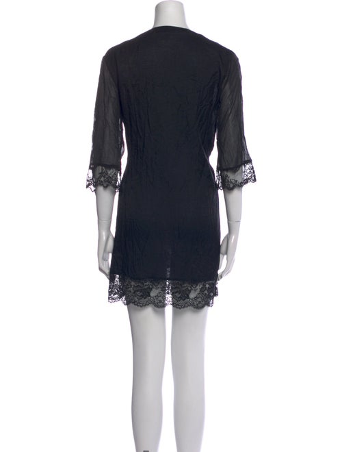 La Perla V-Neck Mini Dress