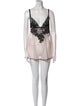 La Perla Nylon Lace Trim Embellishment Nightgown