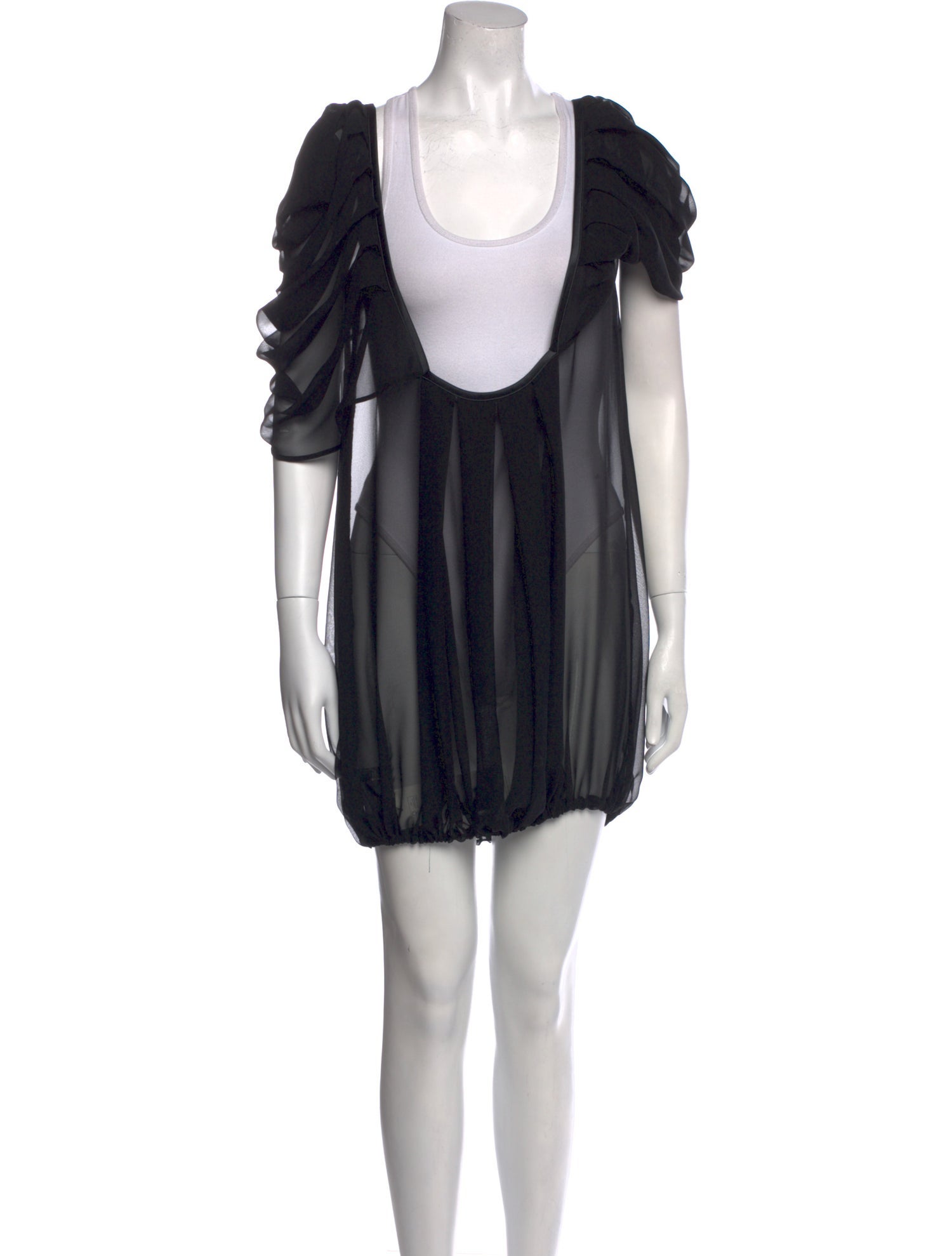 La Perla Scoop Neck Mini Dress