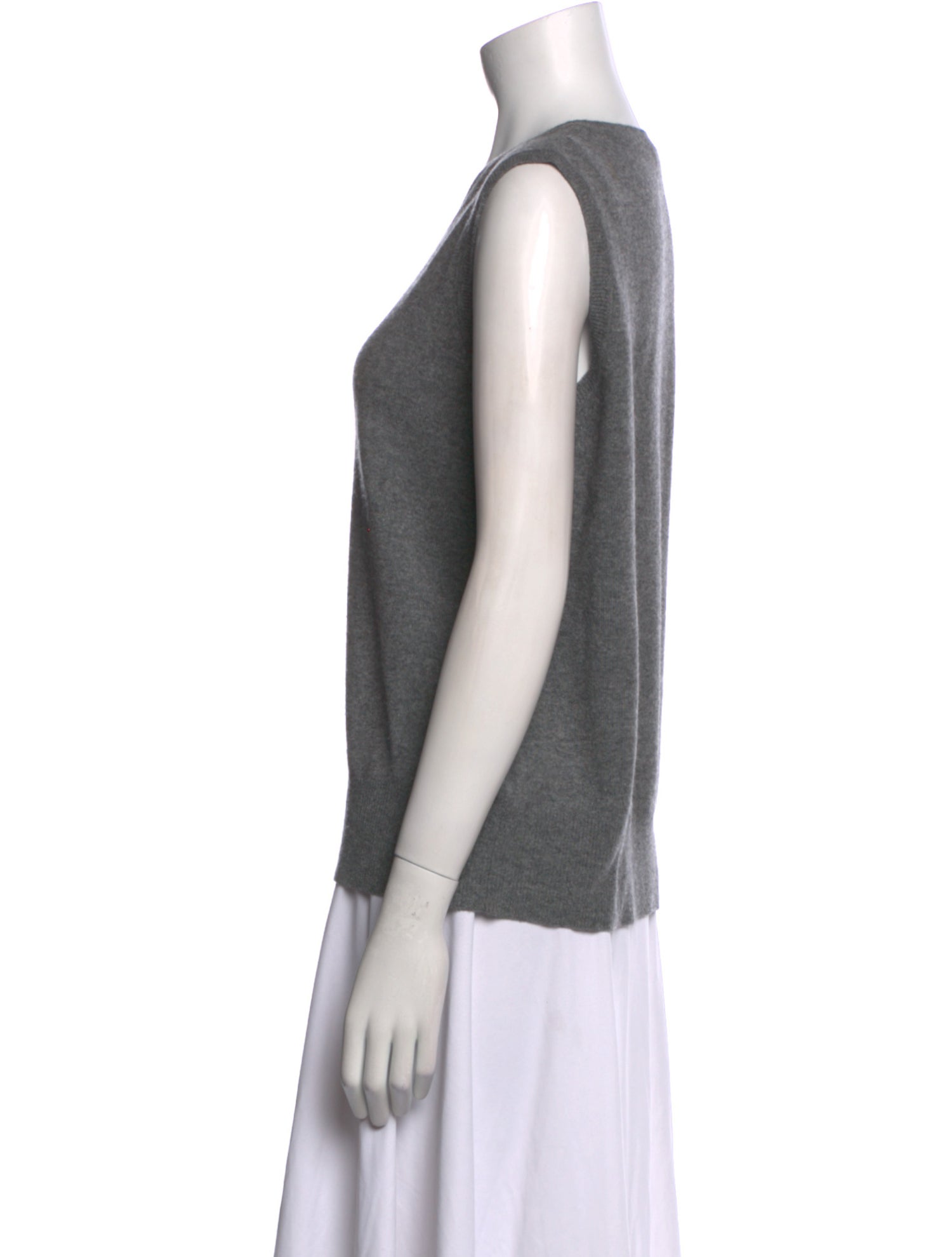 La Perla Merino Wool Scoop Neck Top