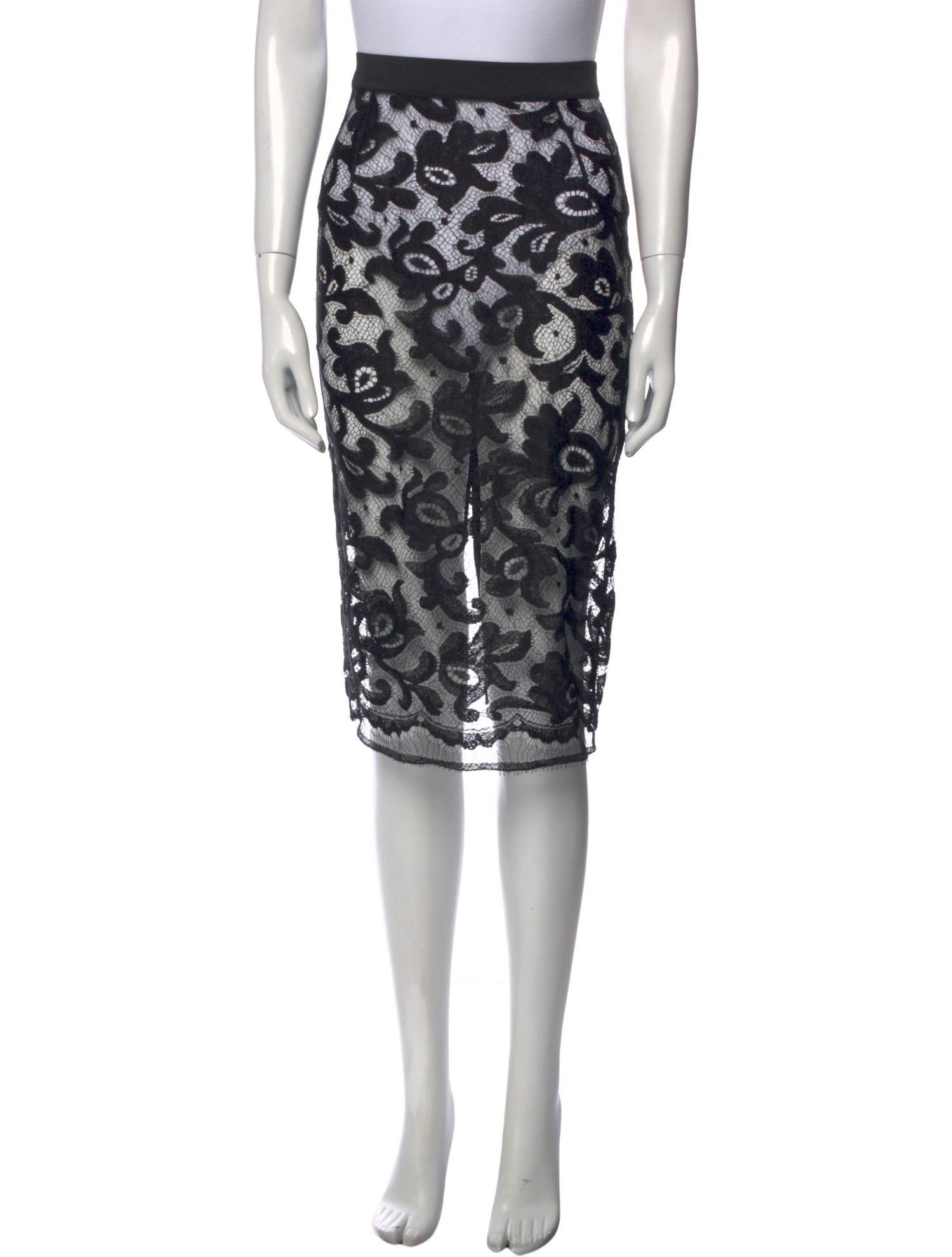 La Perla Lace Pattern Long Skirt w/ Tags