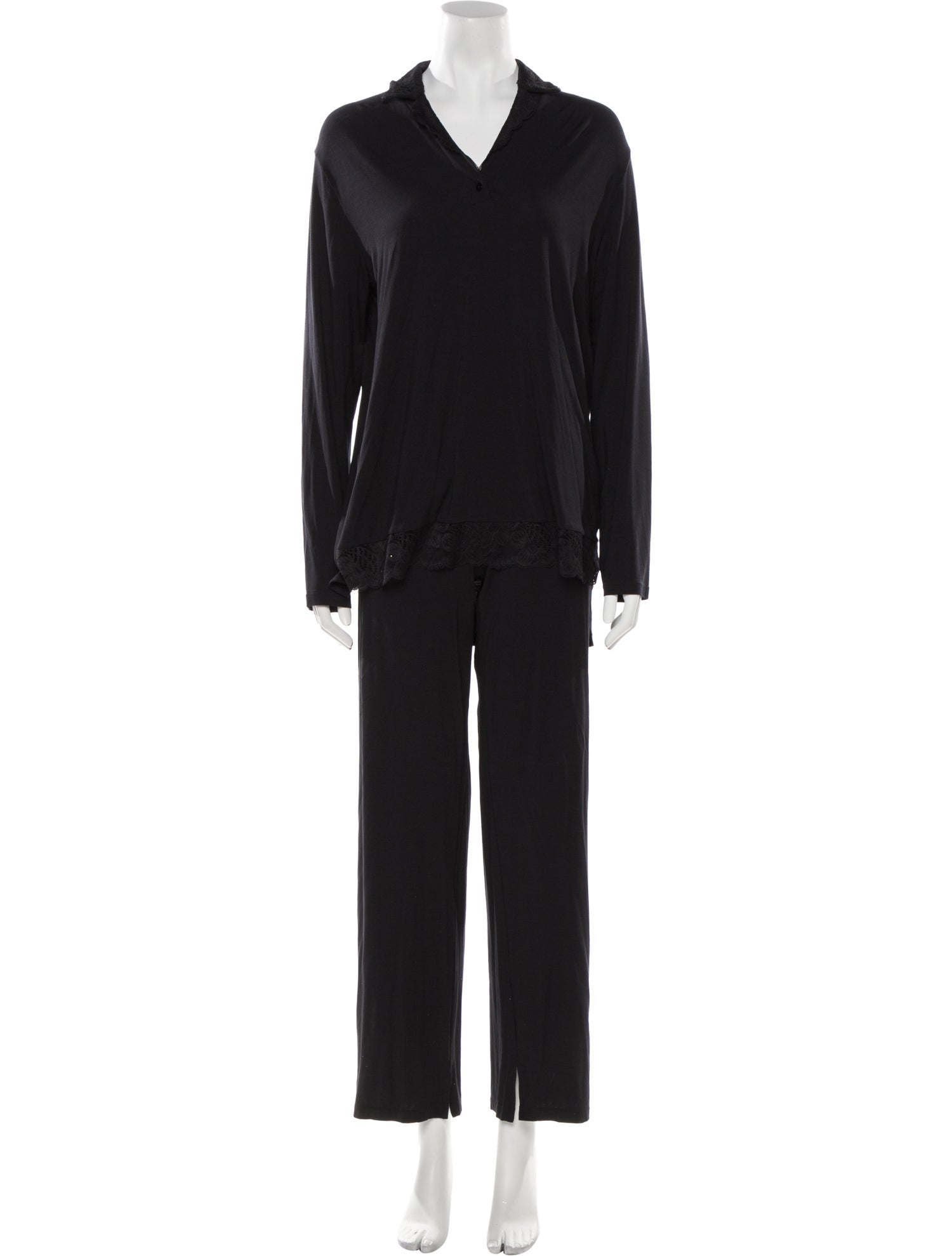 La Perla Lace Trim Embellishment Lounge Set