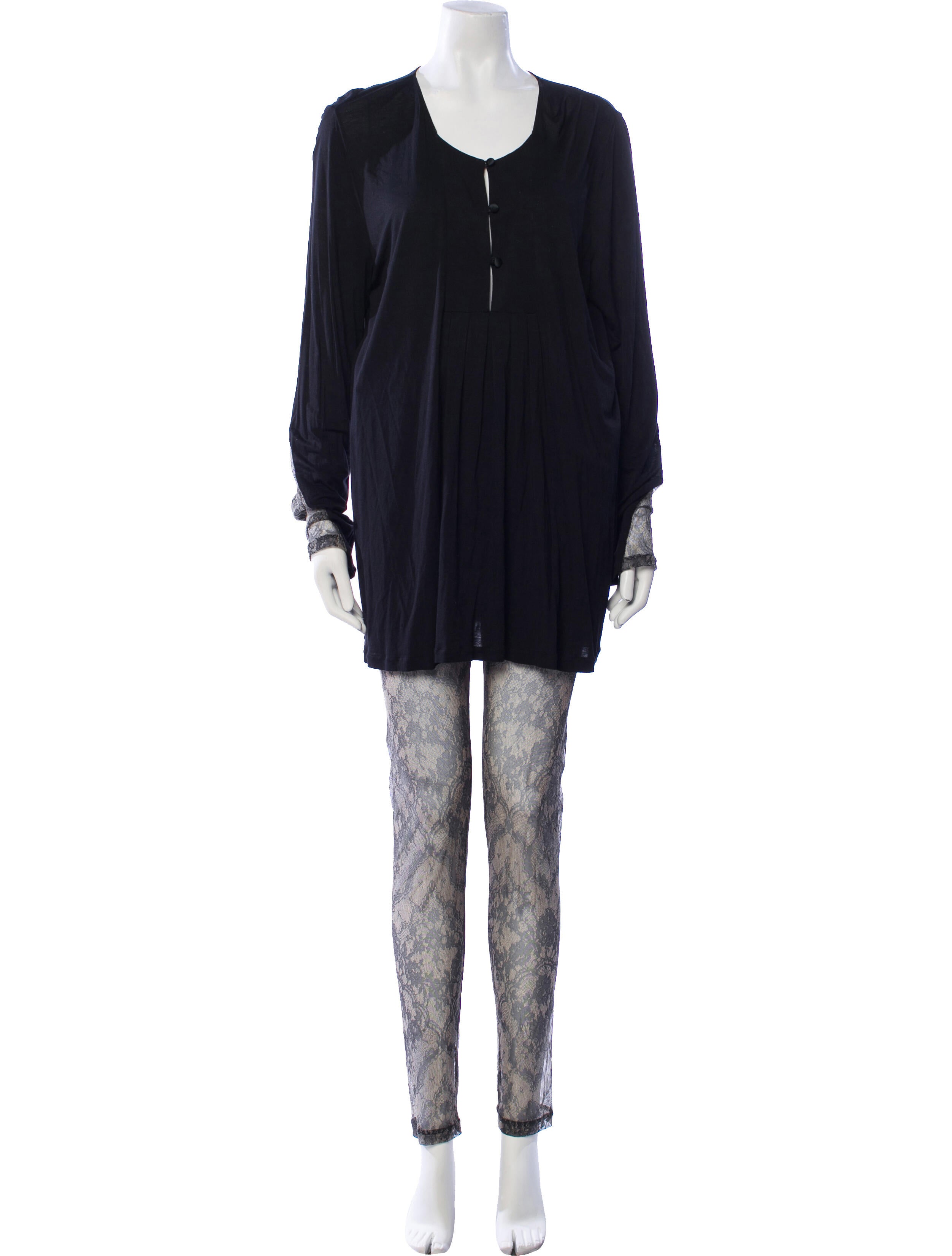 La Perla Lace Trim Embellishment Pant Set