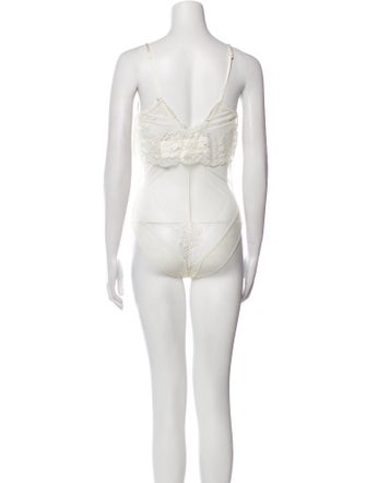 La Perla V-Neck Sleeveless Bodysuit