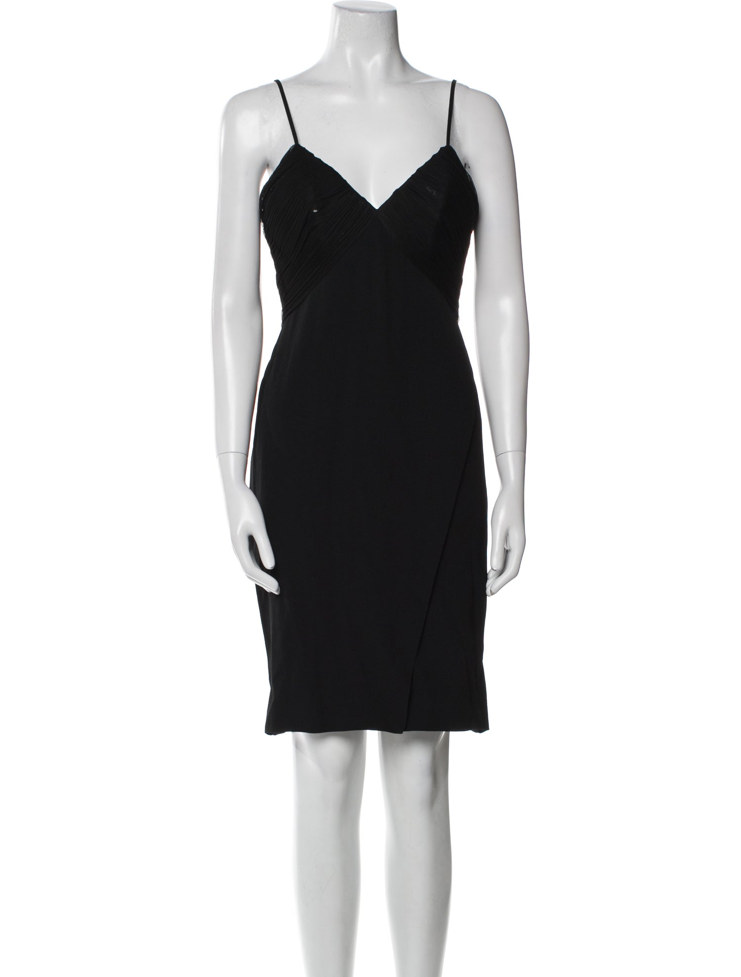La Perla V-Neck Mini Dress - Black Dresses, Clothing - LAP39411 | The  RealReal