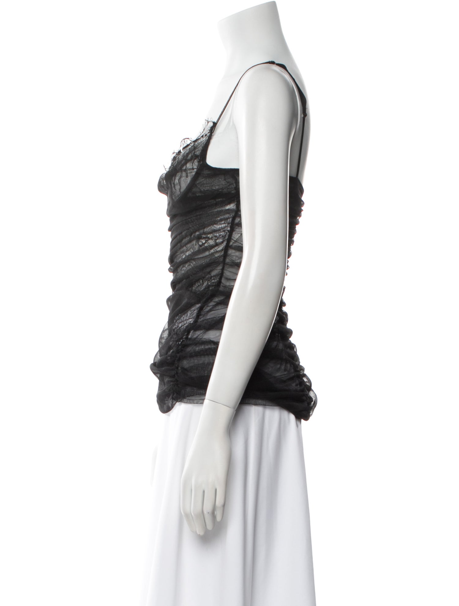 La Perla Nylon Cowl Neck Top