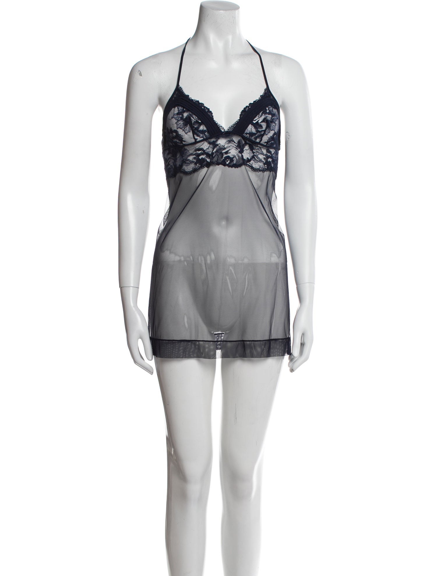 La Perla Nylon Mesh Accents Nightgown