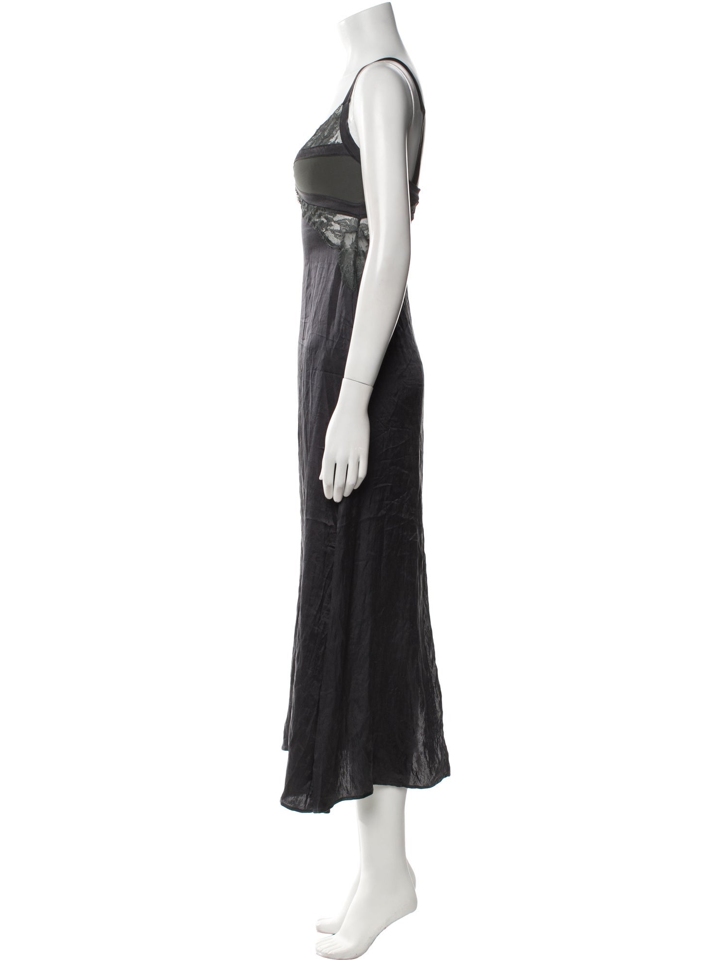 La Perla Silk Lace Trim Embellishment Nightgown