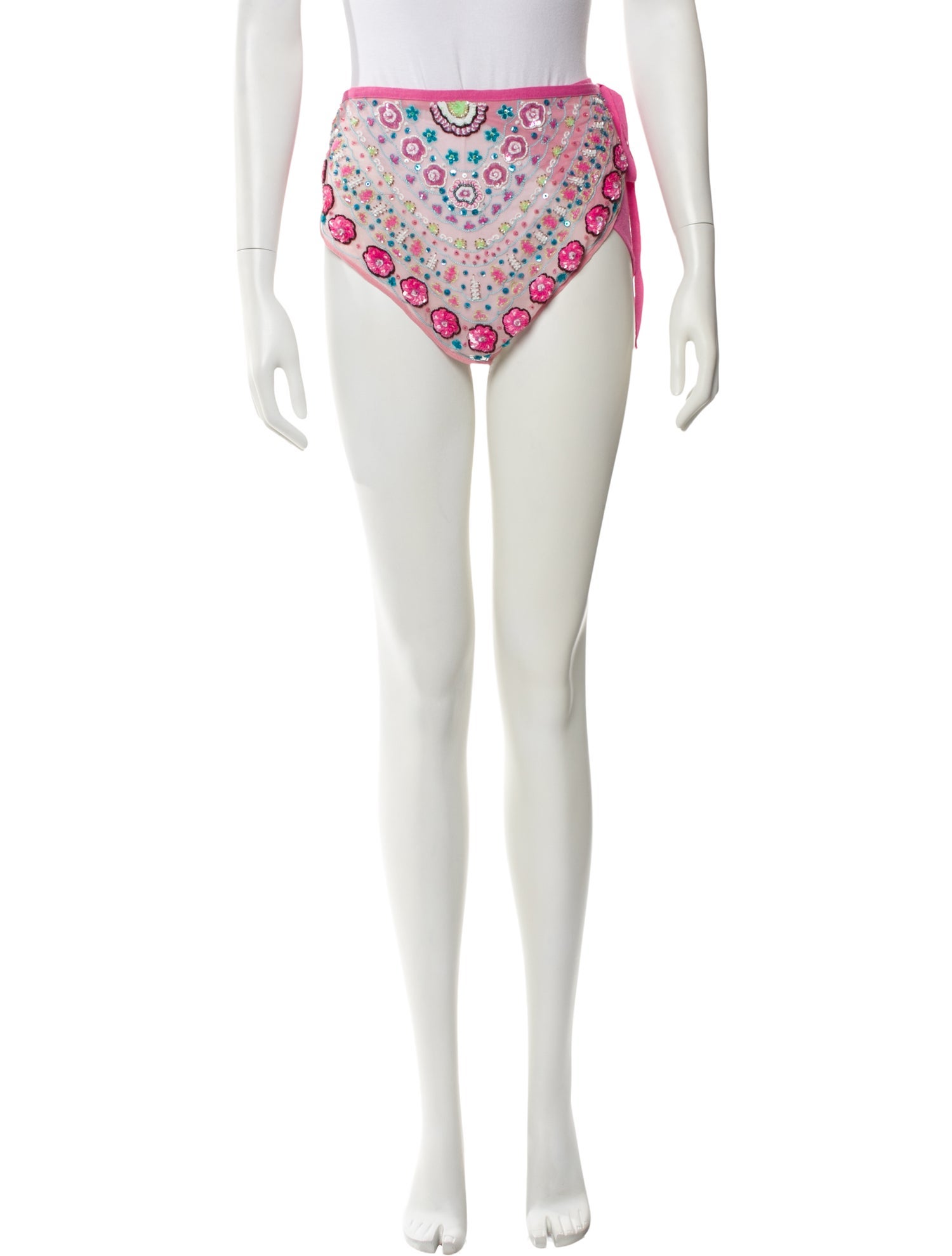 La Perla Printed Sequin Embellishments Cover-Up