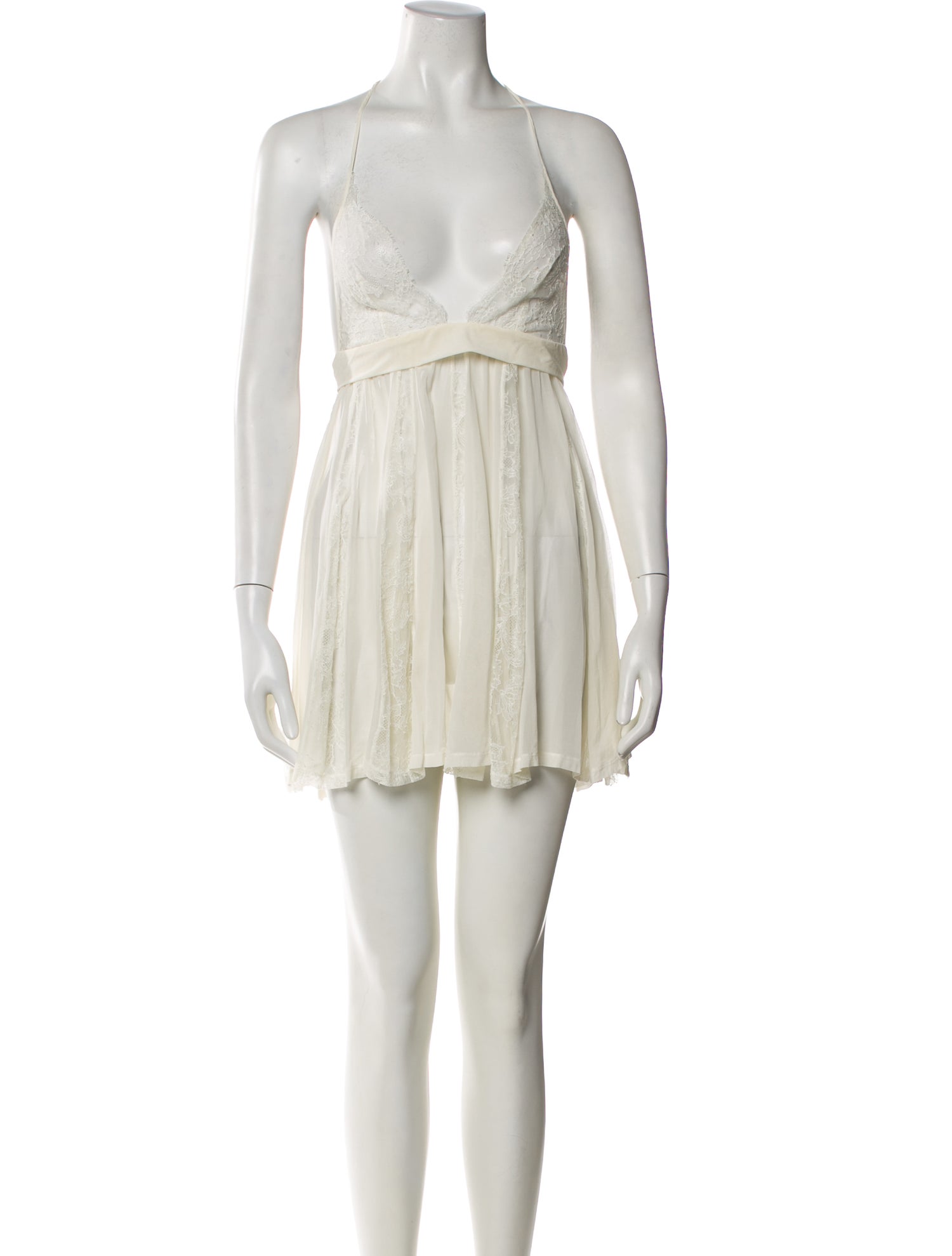 La Perla Lace Trim Embellishment Nightgown