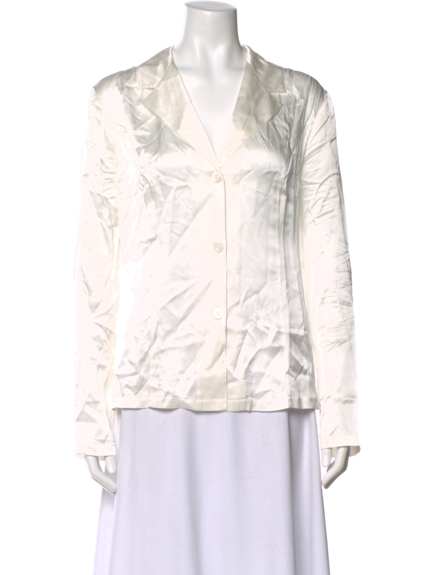 La Perla Silk Long Sleeve Blouse