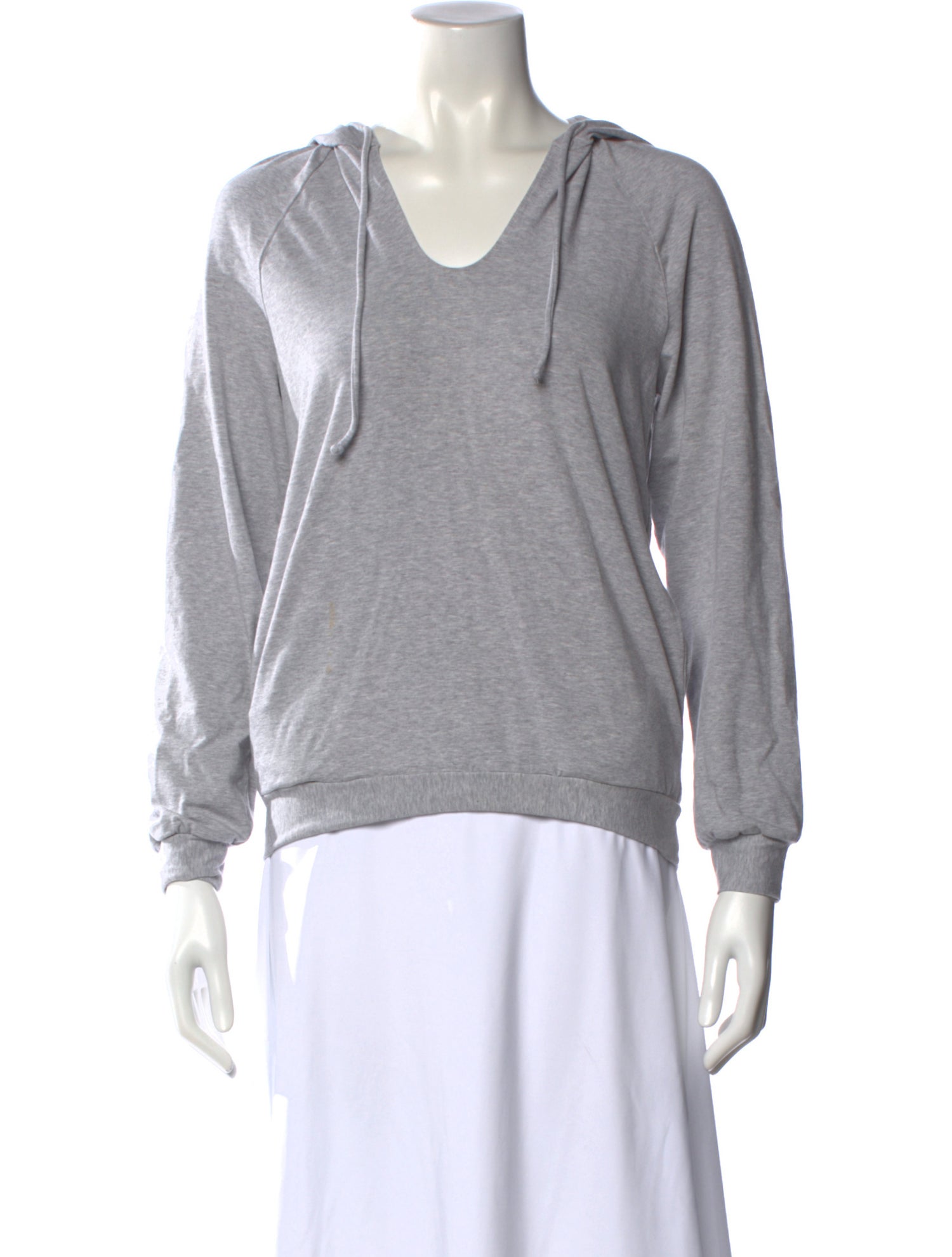 La Perla V-Neck Long Sleeve Hoodie