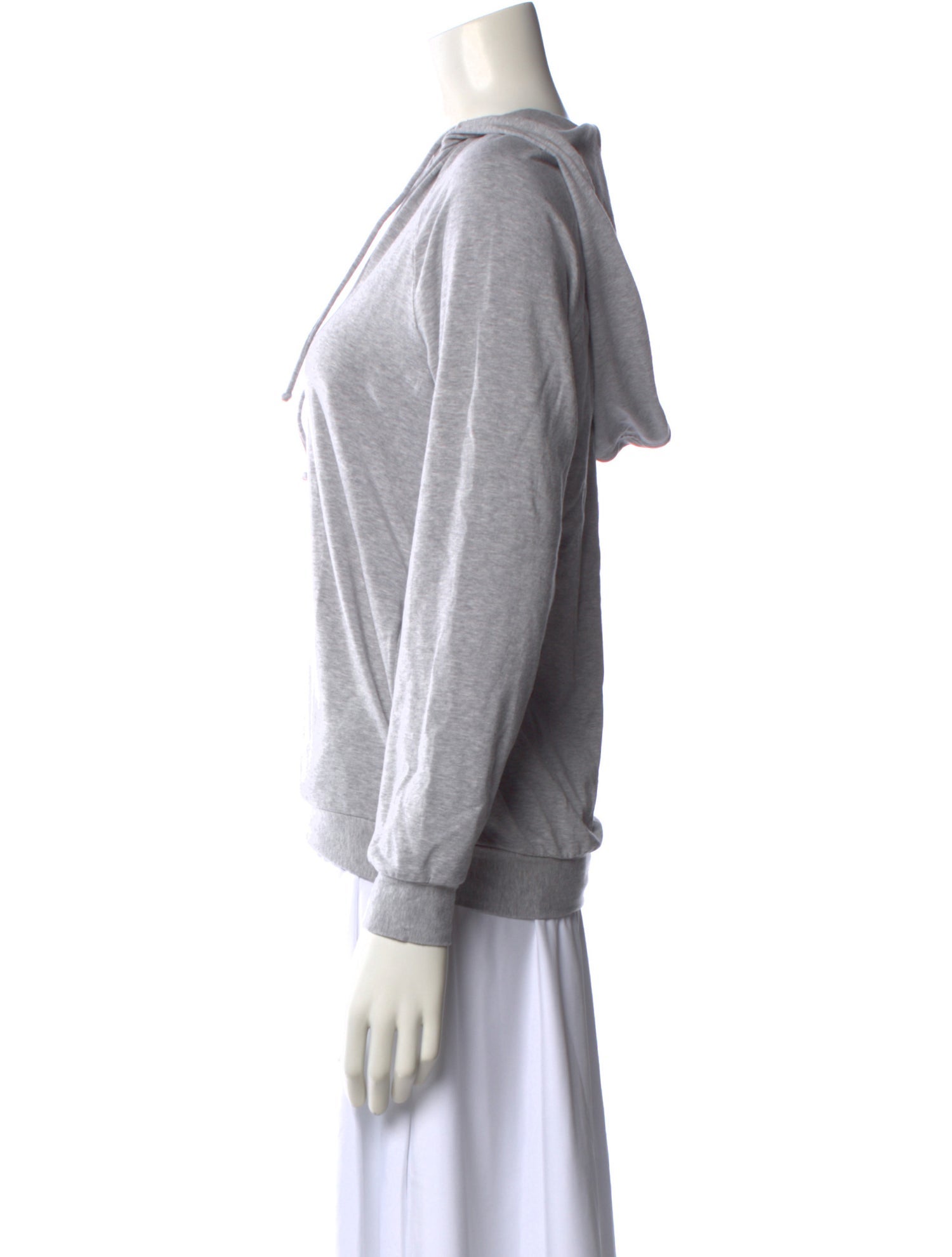 La Perla V-Neck Long Sleeve Hoodie