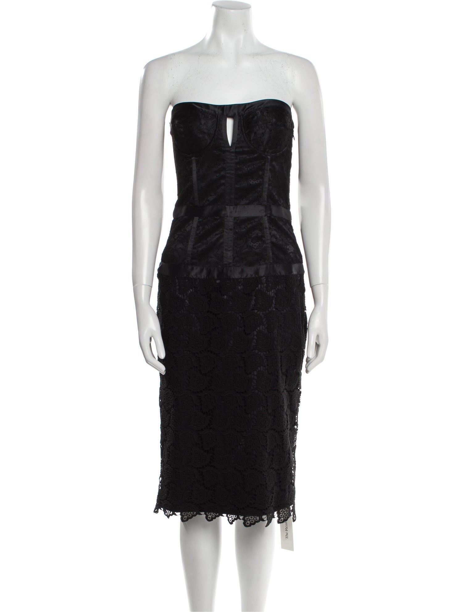 La Perla Strapless Knee-Length Dress