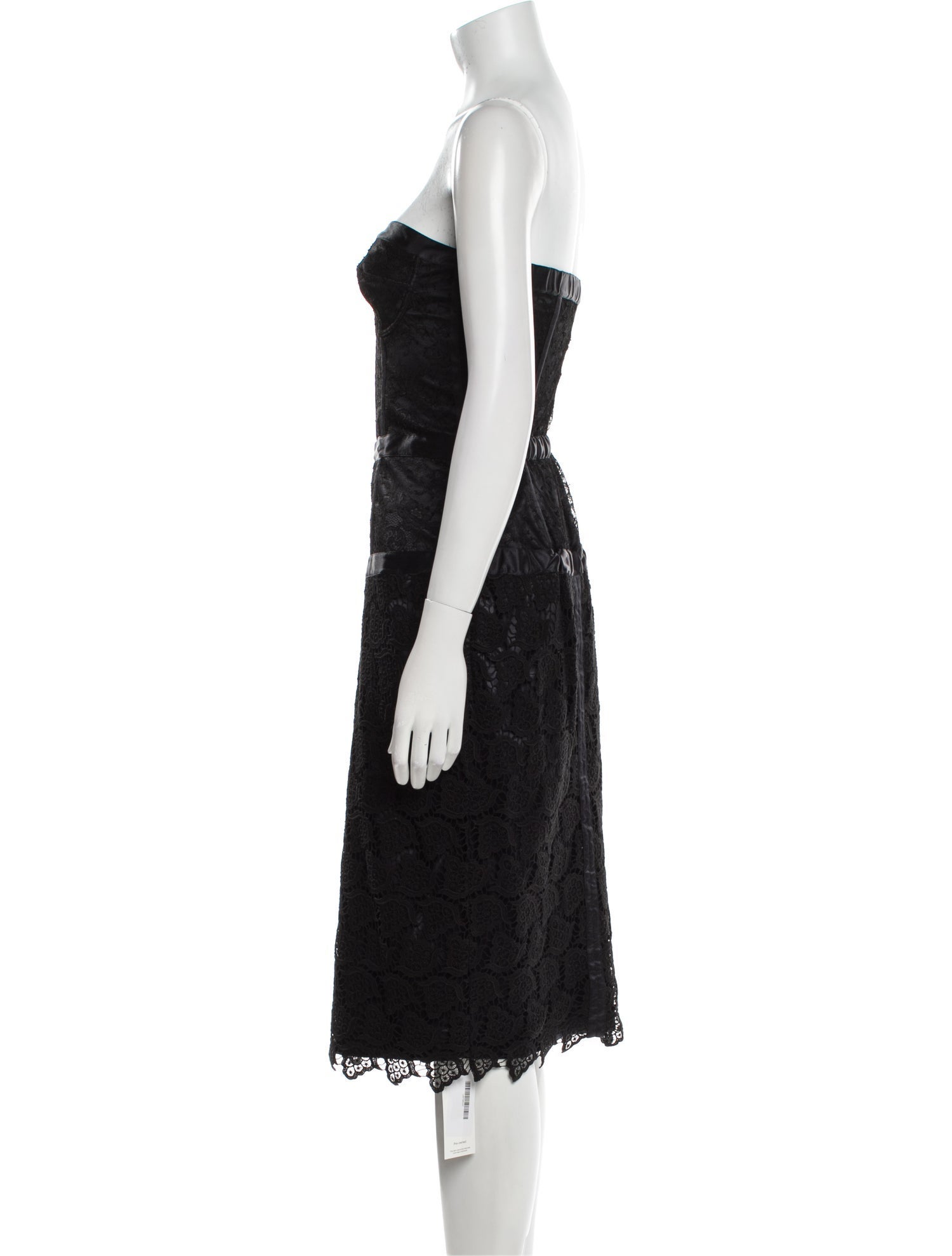La Perla Strapless Knee-Length Dress