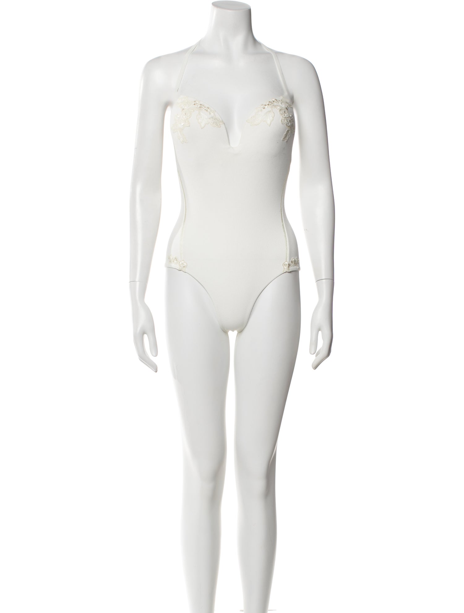 La Perla V-Neck Sleeveless Bodysuit