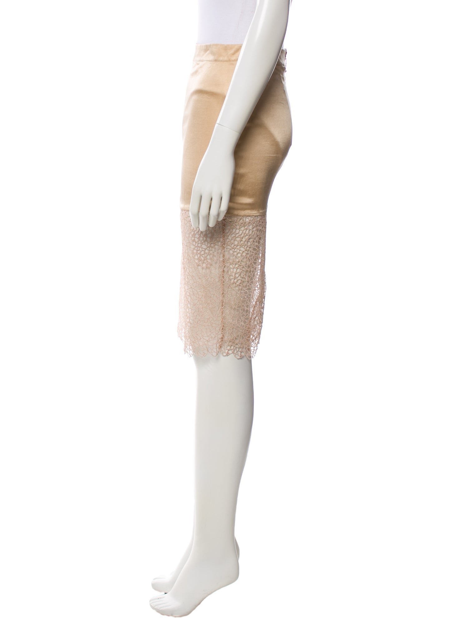 La Perla Lace Trim Embellishment Knee-Length Skirt