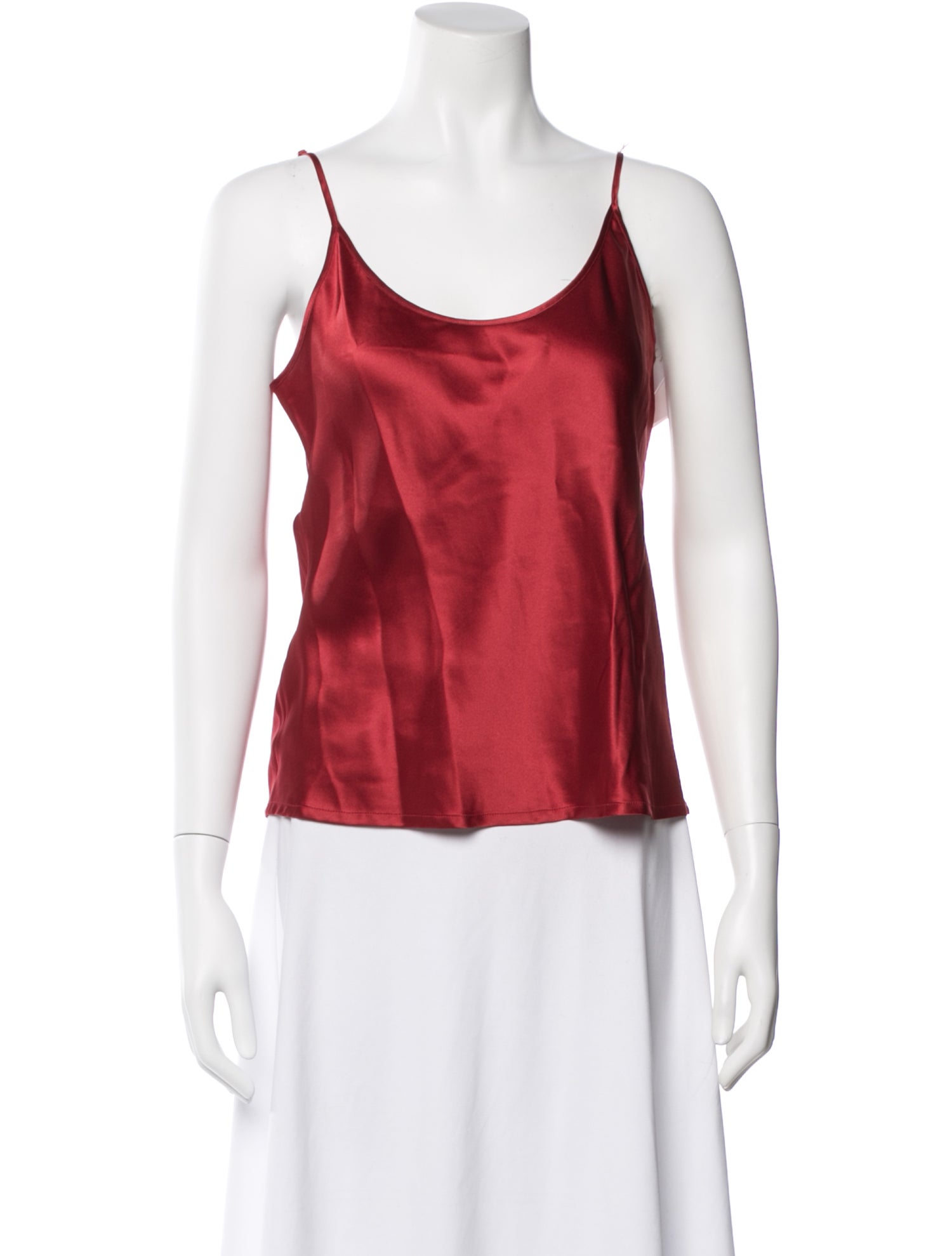 La Perla Silk Scoop Neck Top