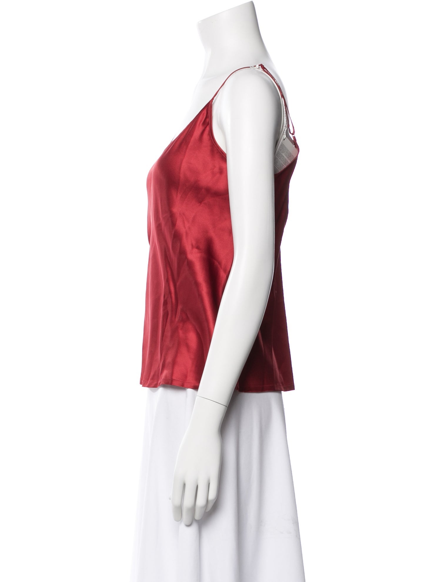 La Perla Silk Scoop Neck Top