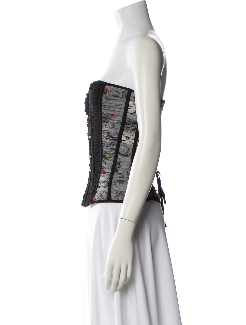 La Perla Patterned Strapless Top - image 2