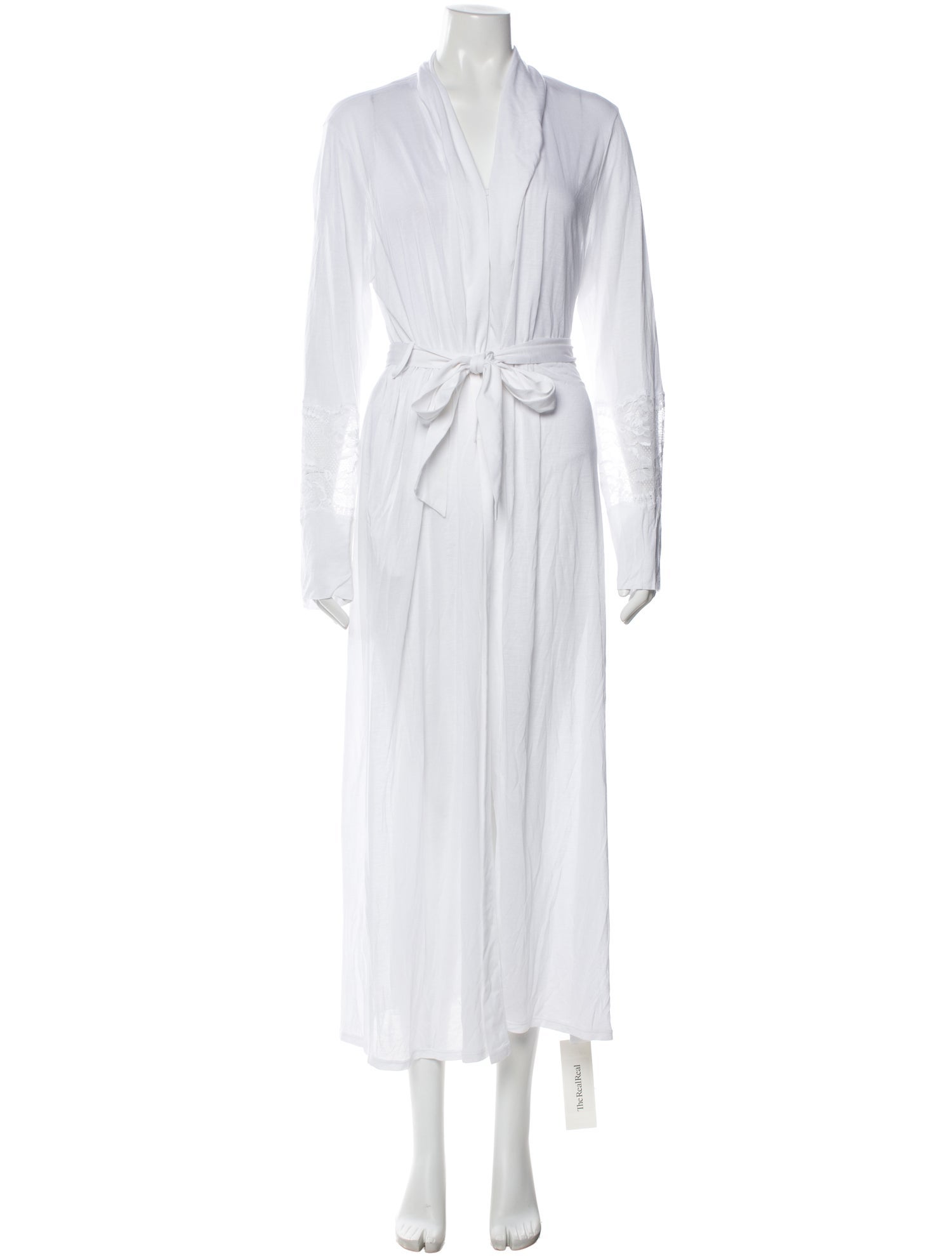 La Perla Lace Trim Embellishment Robe