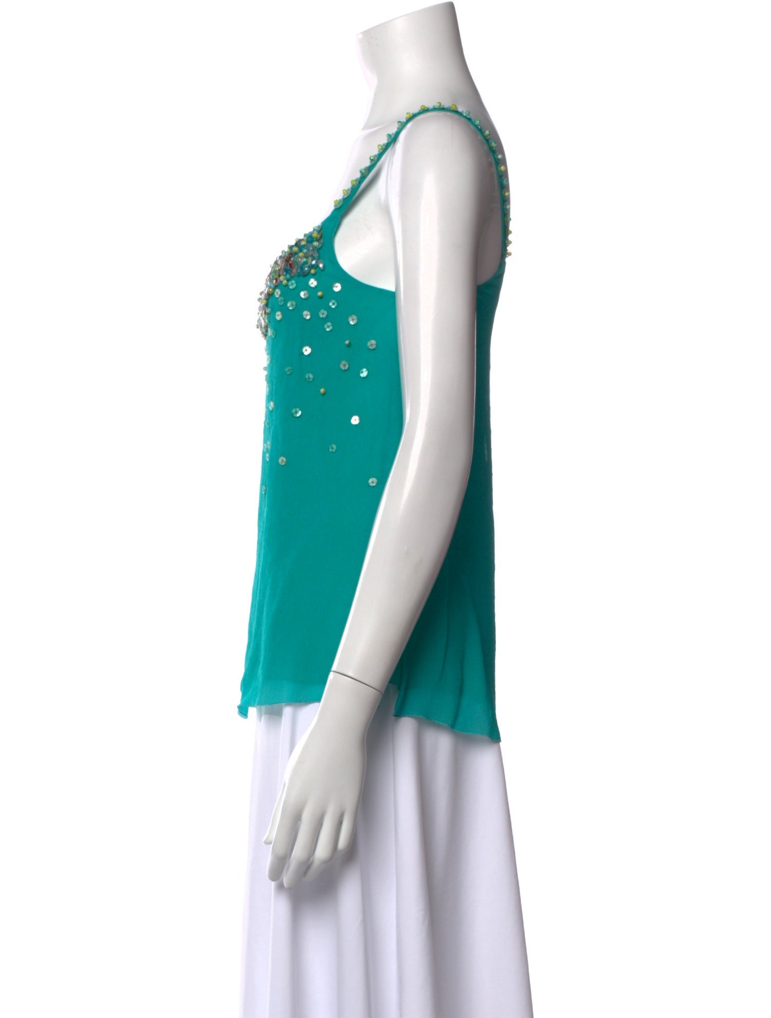 La Perla Silk Patterned Top