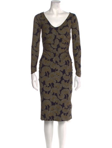 La Petite Robe di Chiara Boni Dresses Animal Print Knee-Length Dress Us4, It40 | S