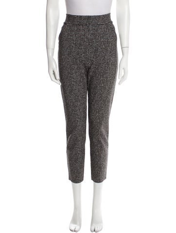 La Petite Robe di Chiara Boni Pants Plaid Print Skinny Leg Us6, It42 | M