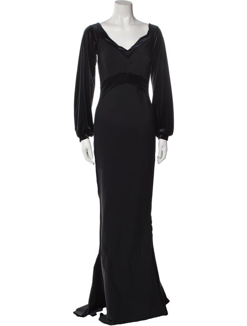 La Petite Robe di Chiara Boni V-Neck Long Dress