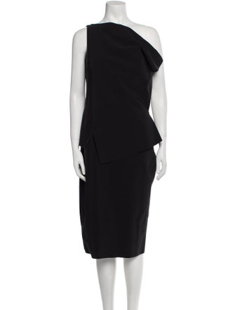 La Petite Robe di Chiara Boni One-Shoulder Knee-Length Dress