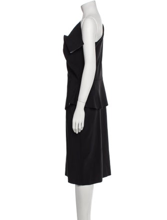 La Petite Robe di Chiara Boni One-Shoulder Knee-Length Dress