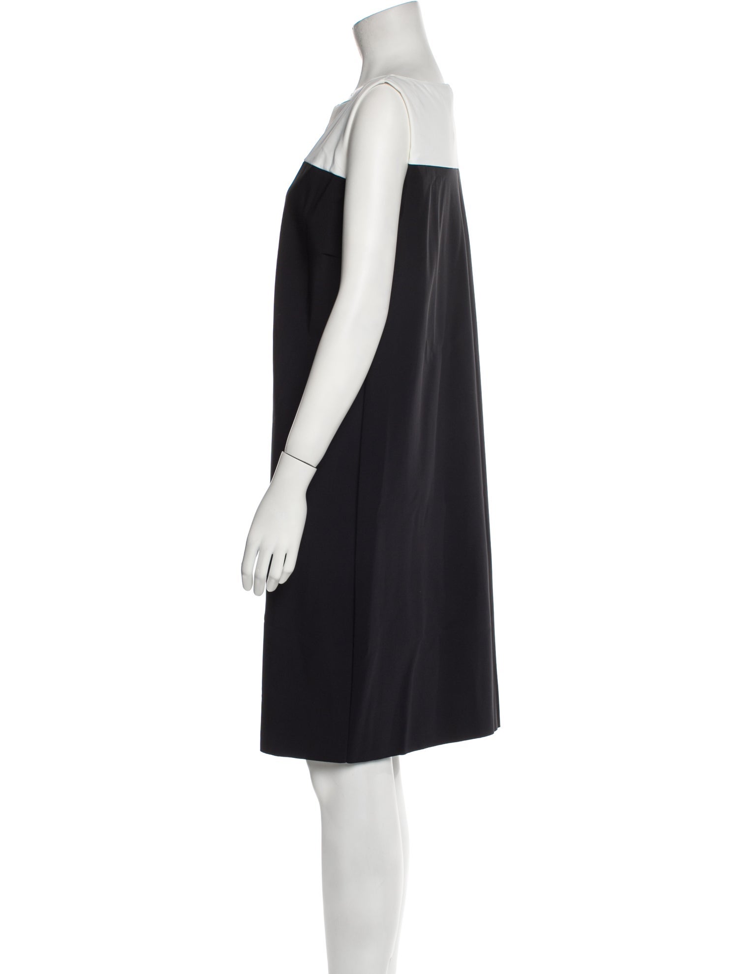La Petite Robe di Chiara Boni Scoop Neck Knee-Length Dress