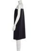 La Petite Robe di Chiara Boni Scoop Neck Knee-Length Dress
