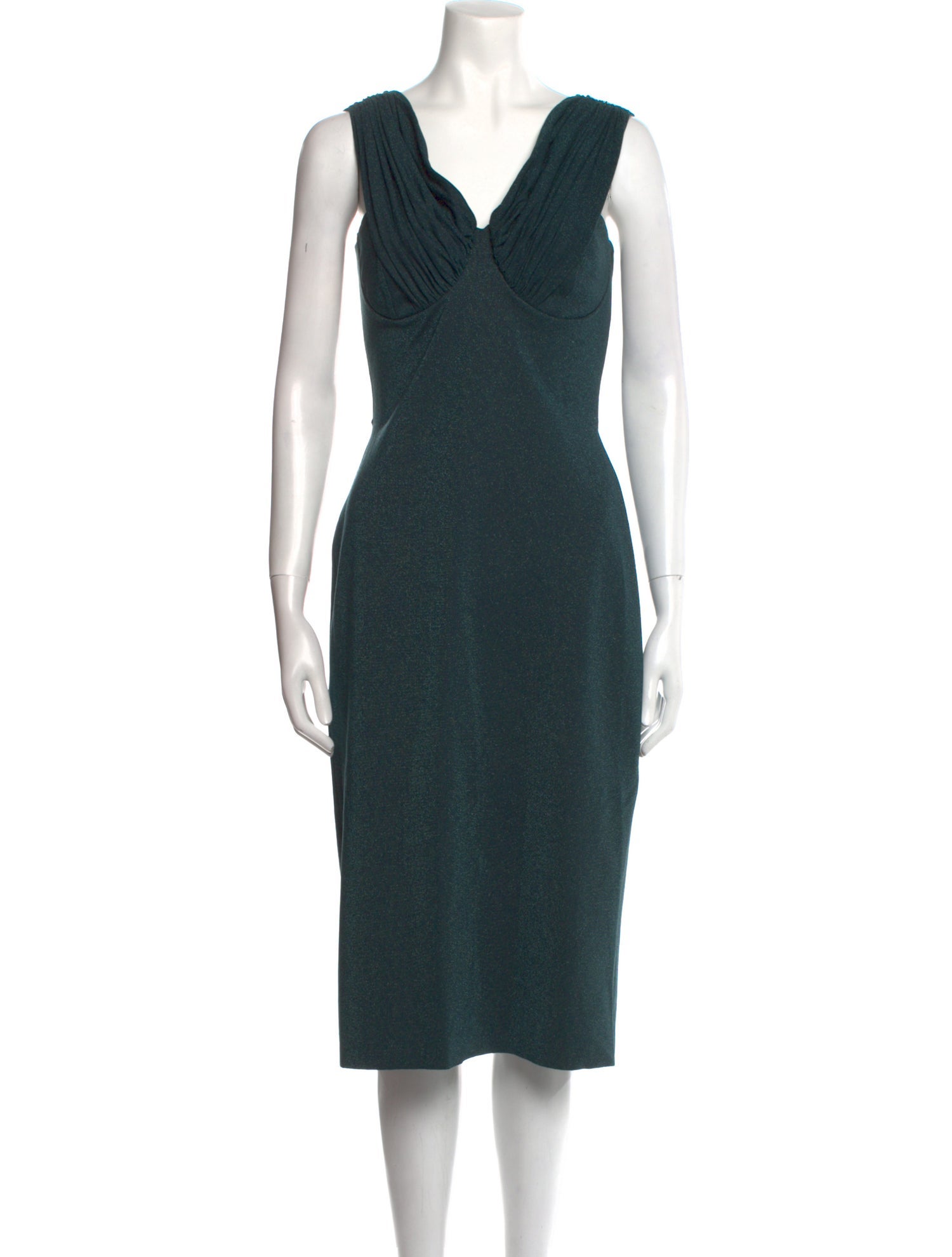 La Petite Robe di Chiara Boni V-Neck Midi Length Dress