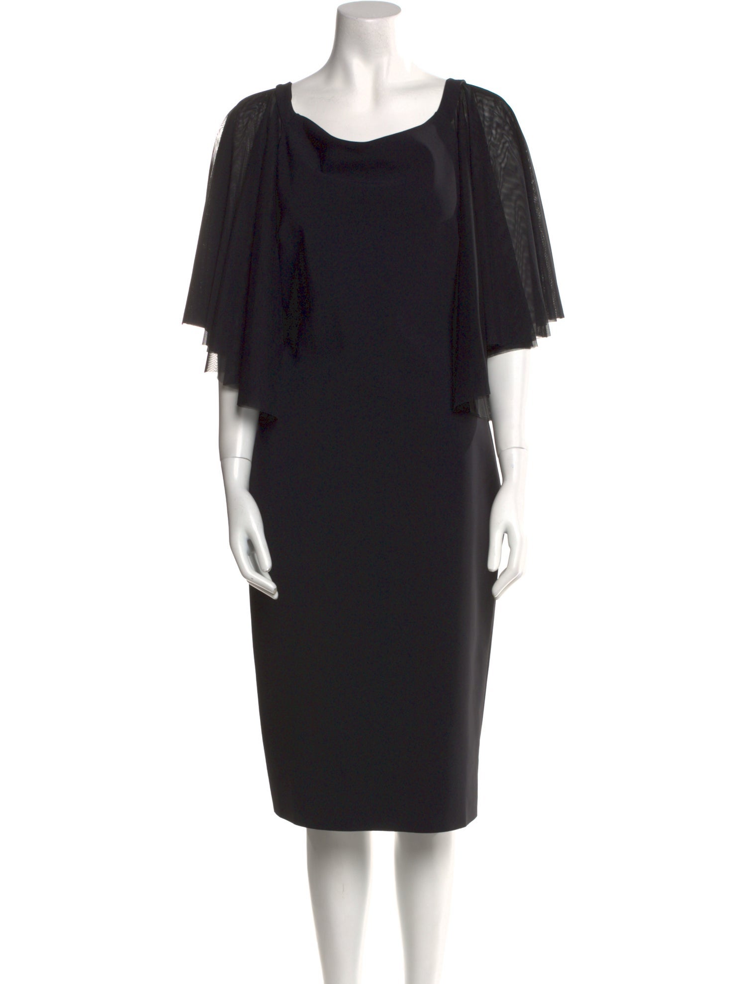 La Petite Robe di Chiara Boni Scoop Neck Knee-Length Dress