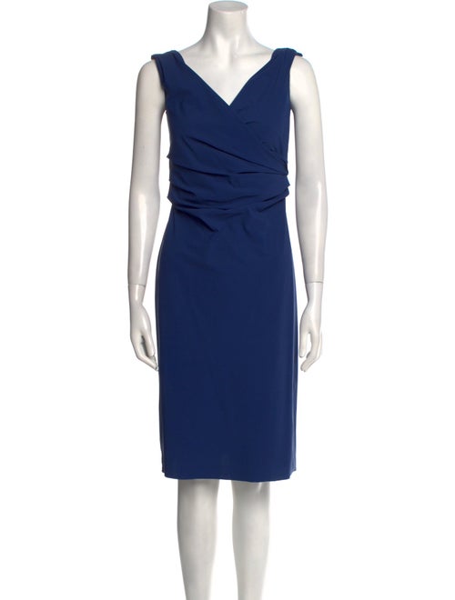 La Petite Robe di Chiara Boni V-Neck Knee-Length Dress