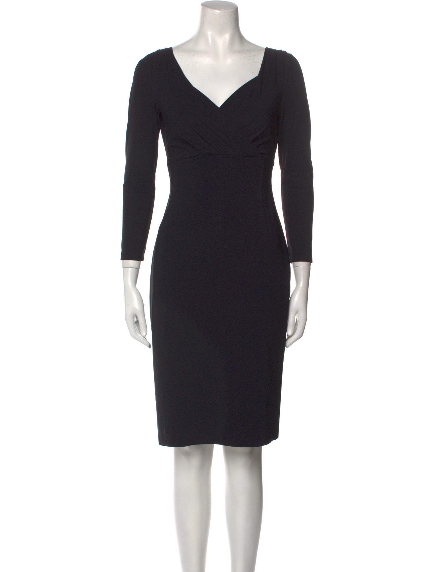 La Petite Robe di Chiara Boni V-Neck Knee-Length Dress