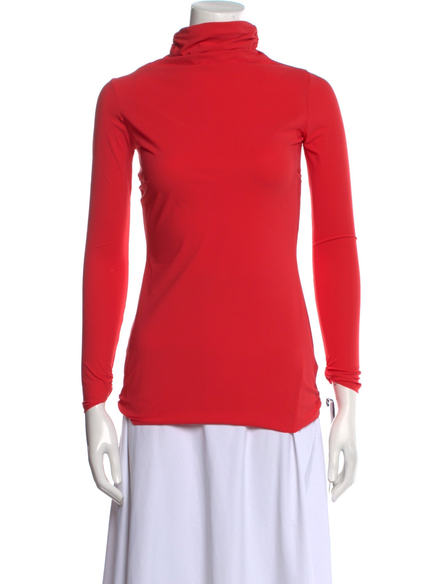 La Petite Robe di Chiara Boni Turtleneck Three-Quarter Sleeve Top