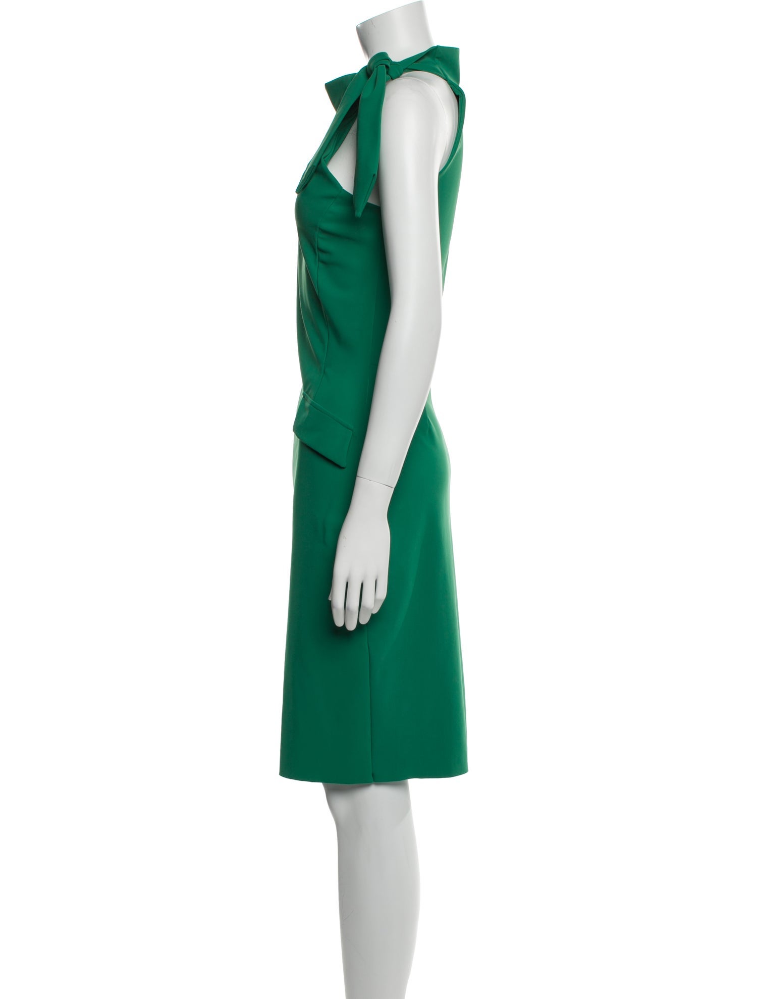 La Petite Robe di Chiara Boni Mock Neck Knee-Length Dress