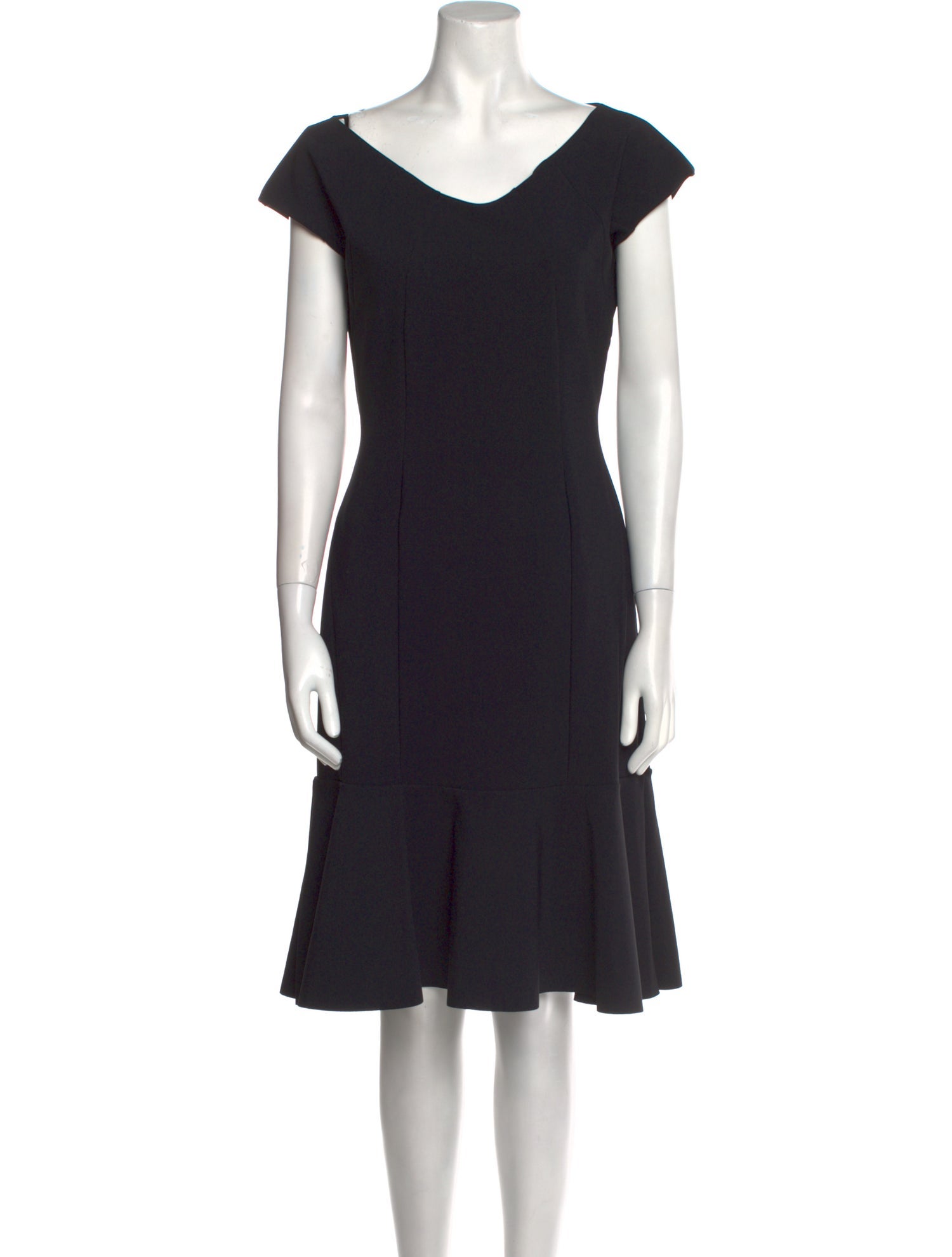 La Petite Robe di Chiara Boni V-Neck Knee-Length Dress