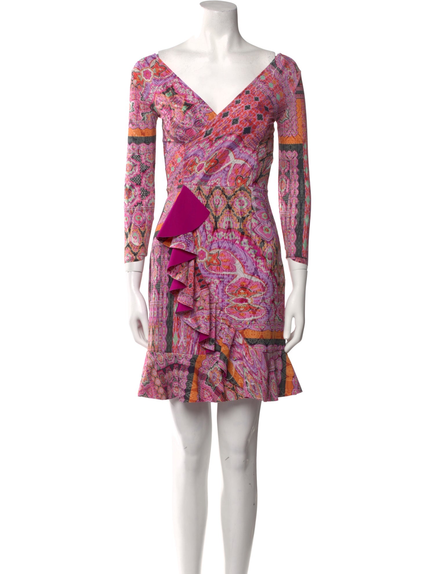 La Petite Robe di Chiara Boni Paisley Print Mini Dress