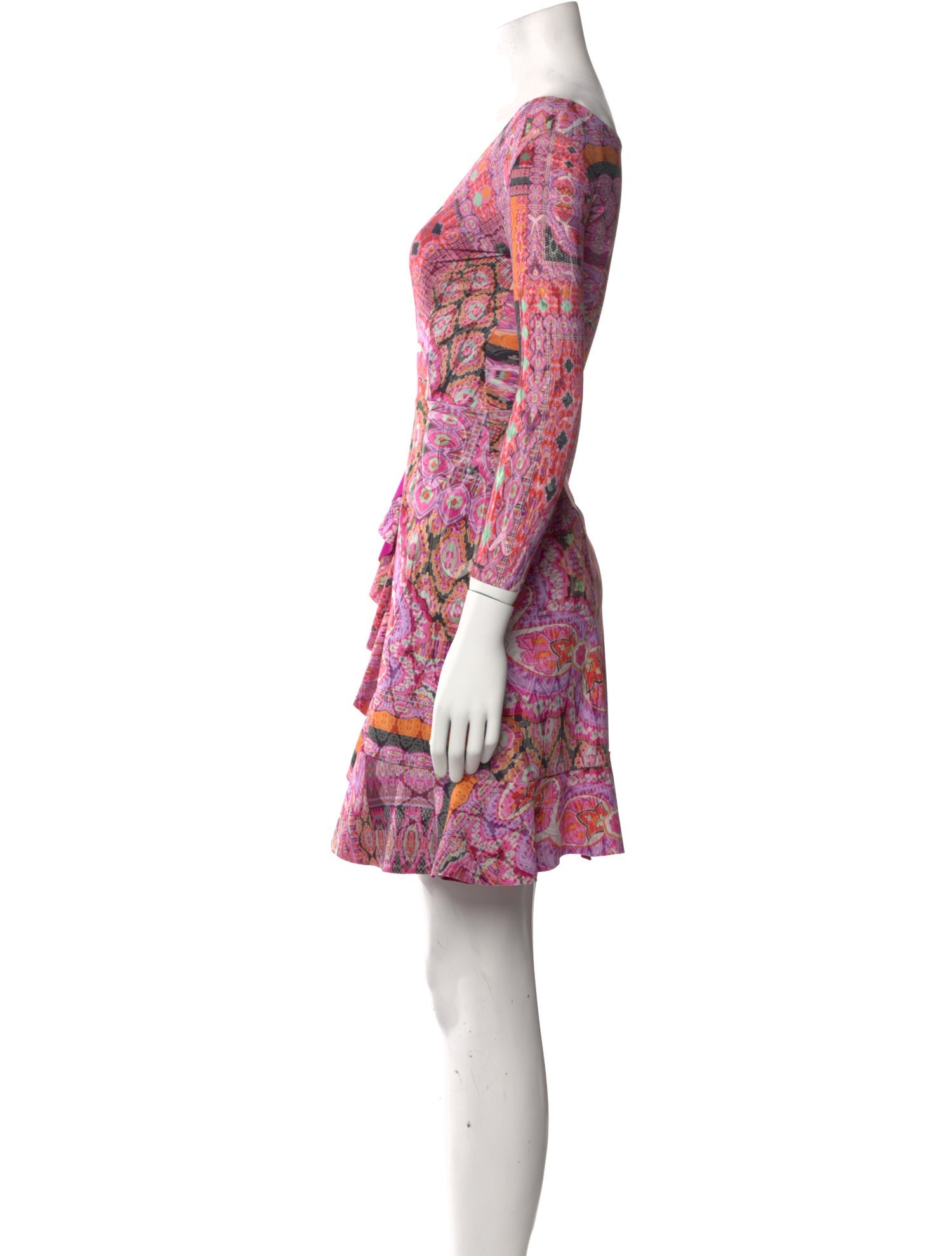 La Petite Robe di Chiara Boni Paisley Print Mini Dress