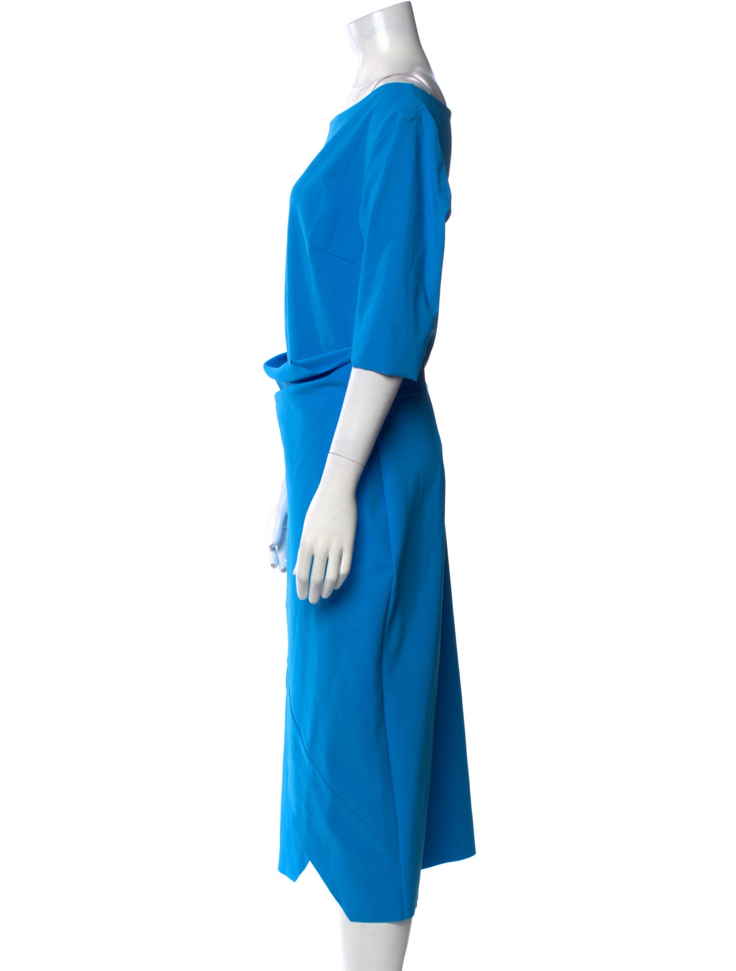 La Petite Robe di Chiara Boni Bateau Neckline Midi Length Dress