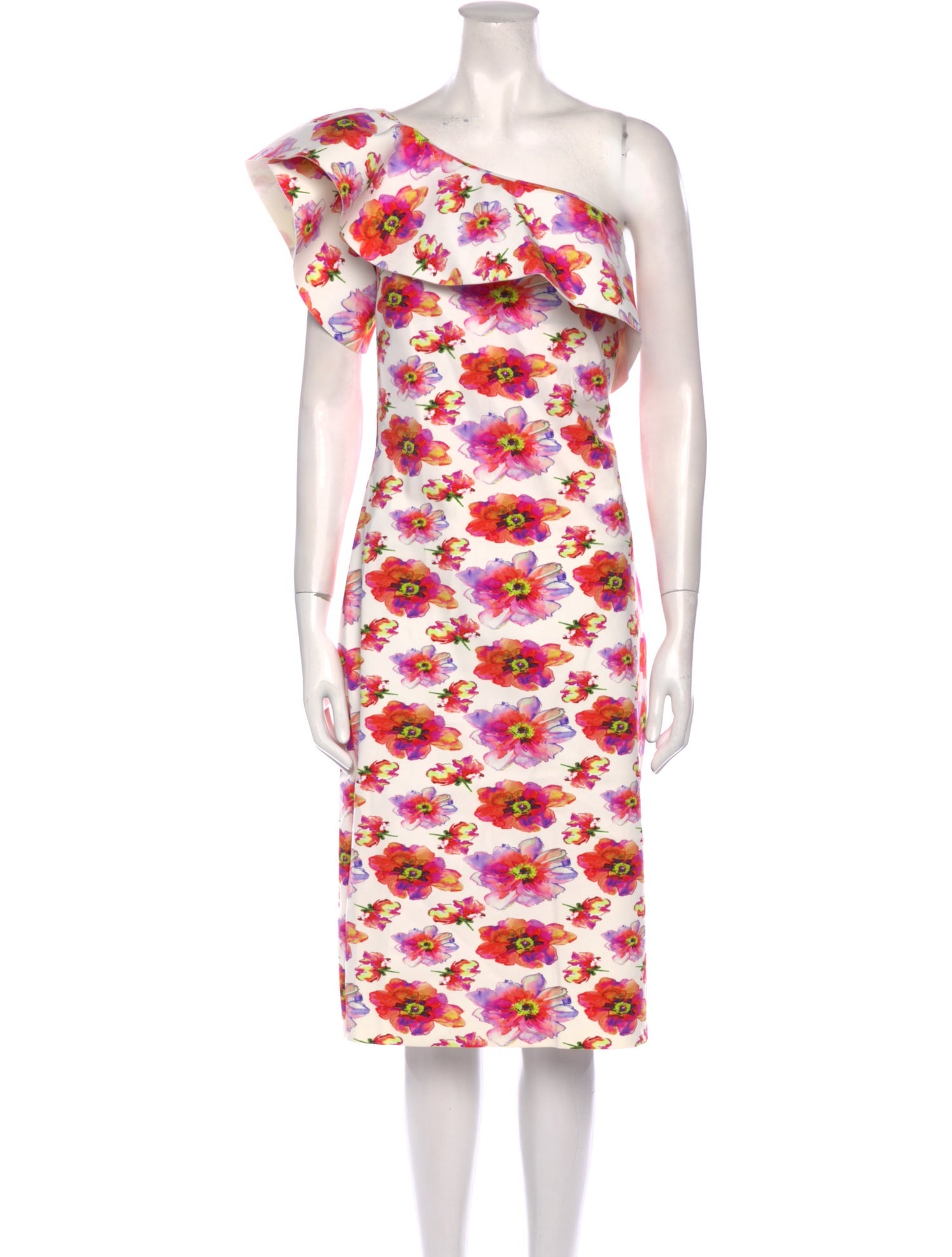 La Petite Robe di Chiara Boni Floral Print Midi Length Dress w/ Tags