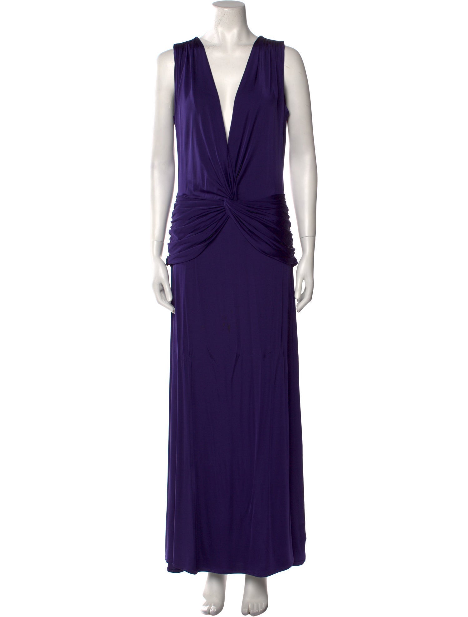 La Petite Robe di Chiara Boni Plunge Neckline Long Dress