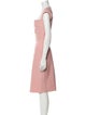 La Petite Robe di Chiara Boni Square Neckline Knee-Length Dress