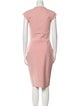 La Petite Robe di Chiara Boni Square Neckline Knee-Length Dress
