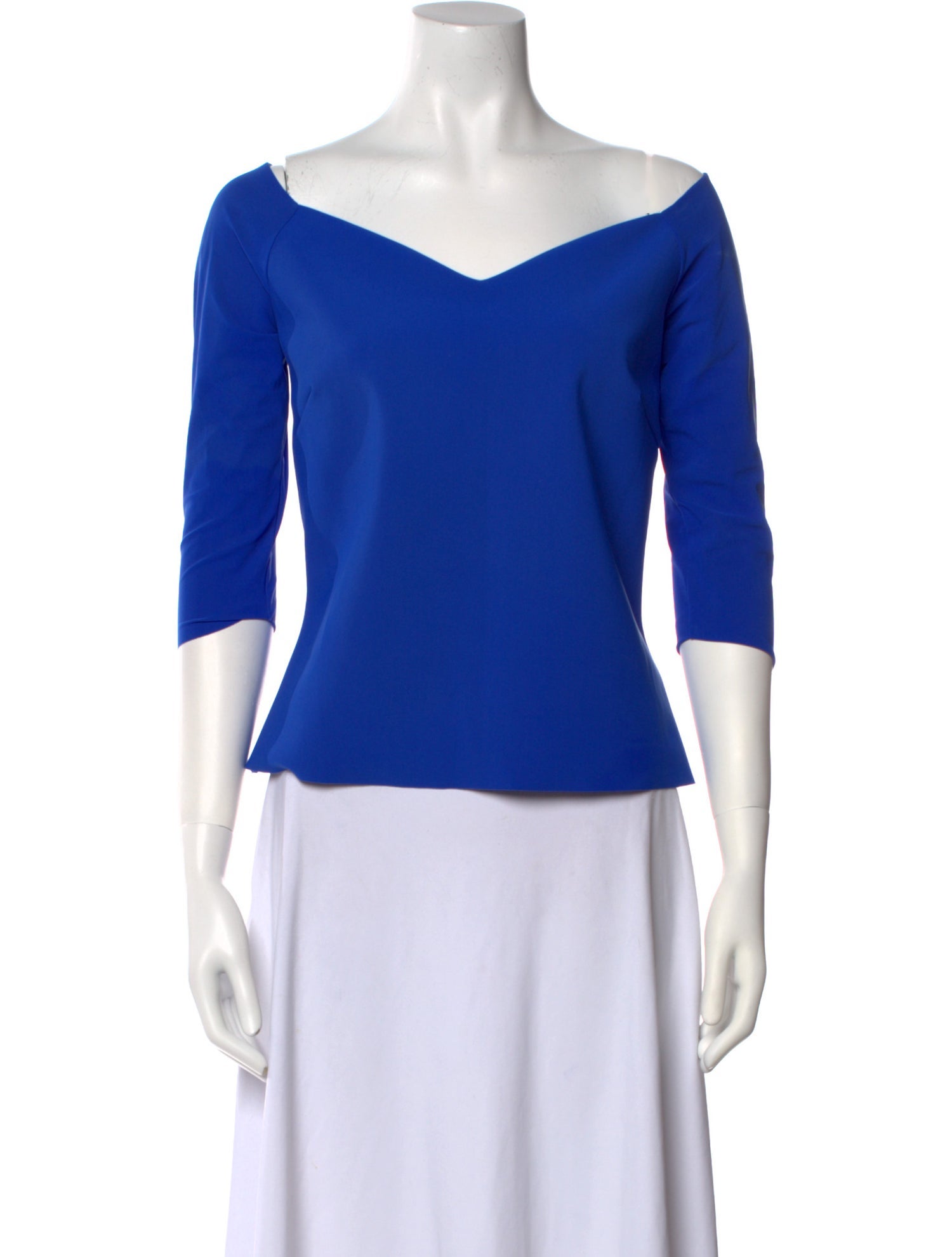 La Petite Robe di Chiara Boni Nylon V-Neck Top